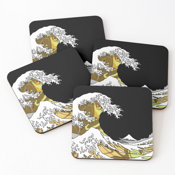 Item preview, The Great Yellow Wave off Kanagawa designed and sold by Harriet Linton.