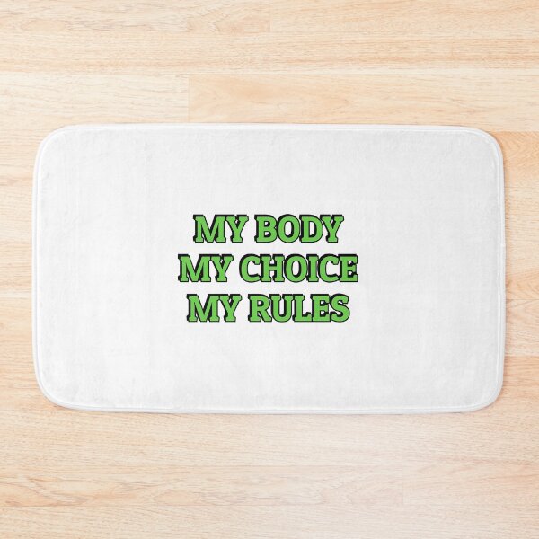Item preview, MY BODY MY CHOICE MY RULES - Abortion Rights designed and sold by Inspirationmotivation.