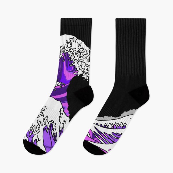 Item preview, The Great Purple Wave off Kanagawa designed and sold by Harriet Linton.