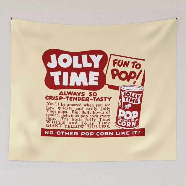 Item preview, JOLLY TIME POP CORN ADVERT designed and sold by ThrowbackAds.