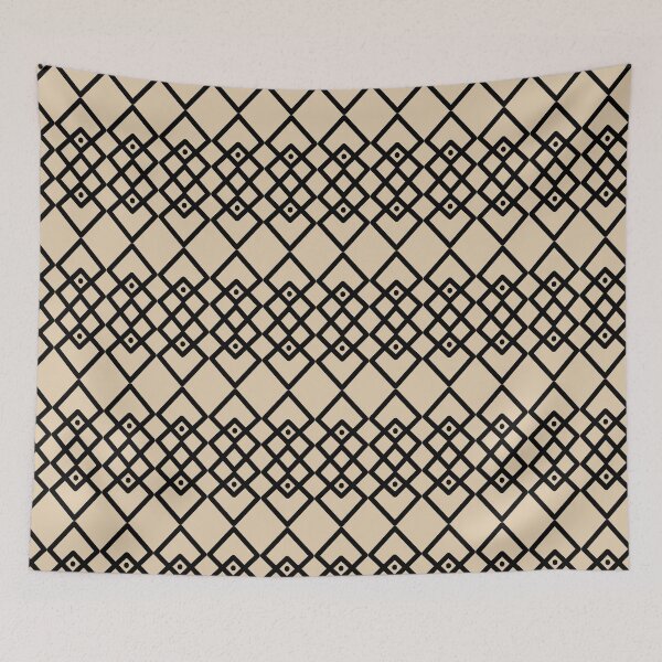 Item preview, simple black romb ornament designed and sold by Viktoria-JaiHo.