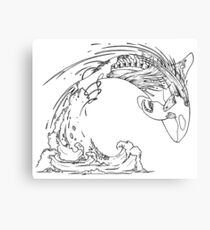 Orca Rot Canvas Print