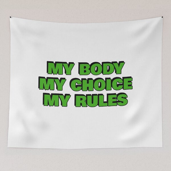 Item preview,  MY BODY MY CHOICE MY RULES - Abortion Rights designed and sold by Inspirationmotivation.