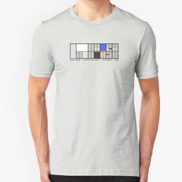 Eames House Architecture T-shirt Slim Fit T-Shirt