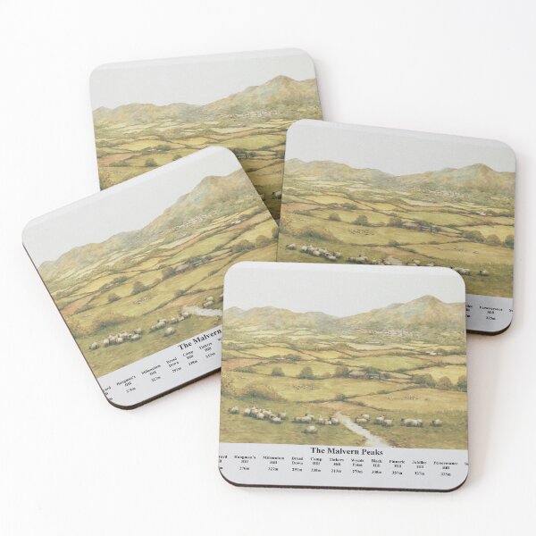 Item preview, The Malvern Peaks . Annotated with heights and names designed and sold by Christopher Hughes.