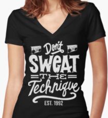 Eric B. & Rakim Tribute - Old School Hip Hop Women's Fitted V-Neck T-Shirt