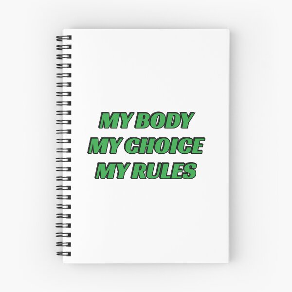 Item preview, MY BODY MY CHOICE MY RULES - Abortion Rights designed and sold by Inspirationmotivation.