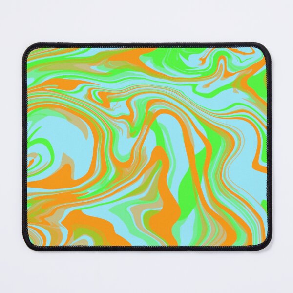 Item preview, Pastel Orange Blue And Green Swirled Mixed Of Minimalistic Colors designed and sold by Barolina.