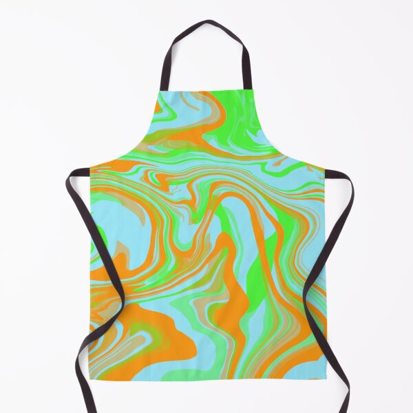 Item preview, Pastel Orange Blue And Green Swirled Mixed Of Minimalistic Colors designed and sold by Barolina.