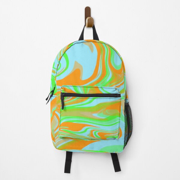 Item preview, Pastel Orange Blue And Green Swirled Mixed Of Minimalistic Colors designed and sold by Barolina.