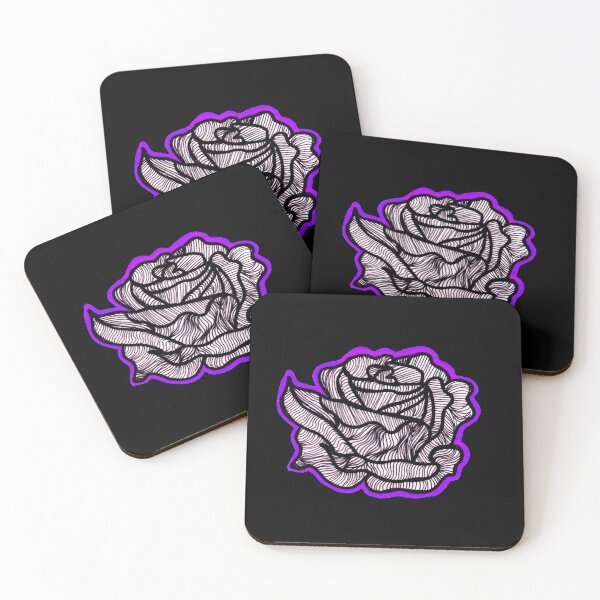 Item preview, Purple Rose Hand Drawn Illustration designed and sold by Harriet Linton.