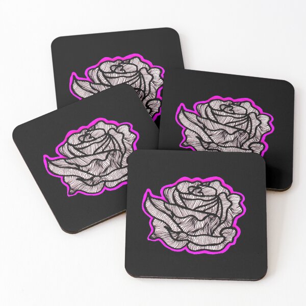 Item preview, Pink Rose Hand Drawn Illustration designed and sold by Harriet Linton.