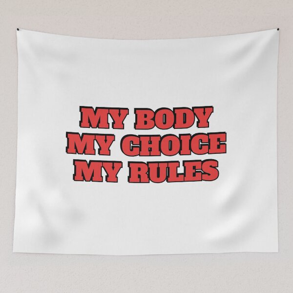 Item preview,  MY BODY MY CHOICE MY RULES - Abortion Rights designed and sold by Inspirationmotivation.