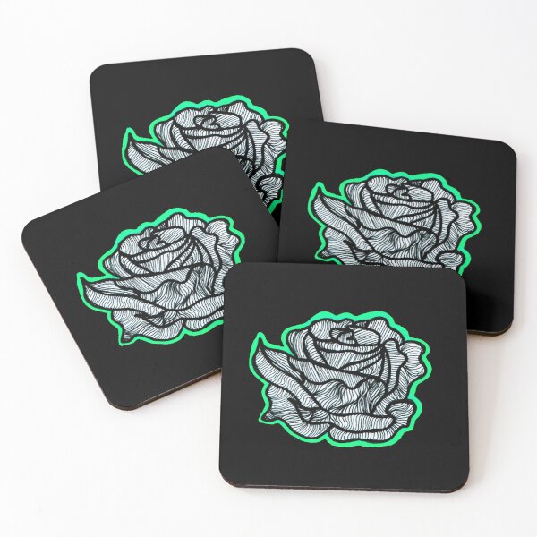 Item preview, Mint Green Rose Hand Drawn Illustration designed and sold by Harriet Linton.