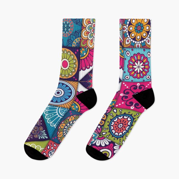 Item preview, colorful mandala tiles pattern designed and sold by limos.
