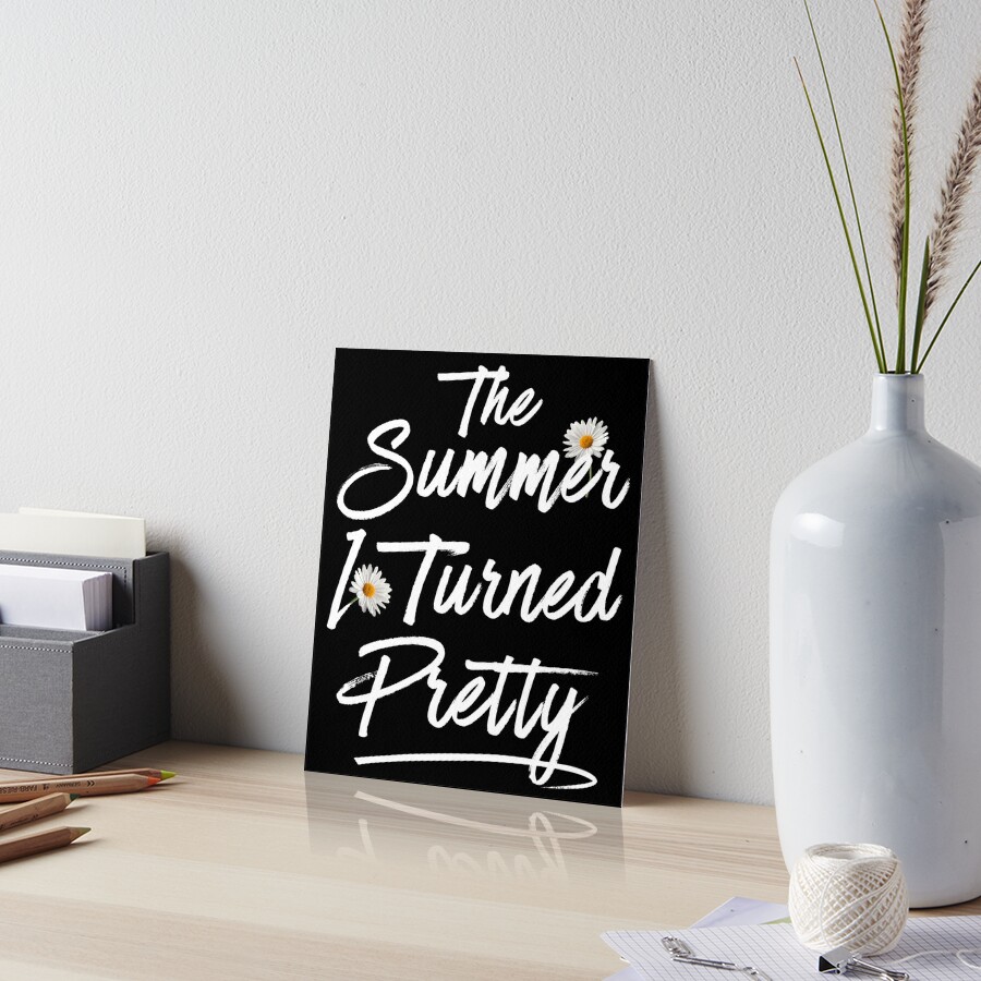 the-summer-i-turned-pretty-art-board-print-for-sale-by-ziyadshopp