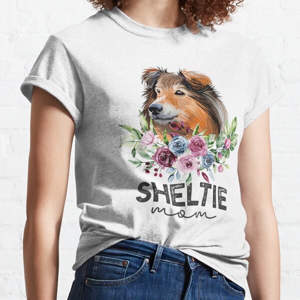 Shetland Sheepdog Dog HEAT PRESS TRANSFER for Shirt Tote Sweatshirt Fabric #908a 