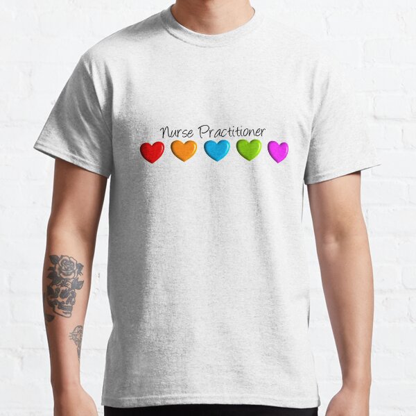 Nurse Practitioner Hearts Classic T-Shirt