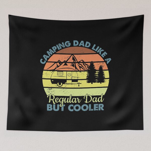 Item preview, Camping Dad Nature Outdoor Activity Campfire Camper designed and sold by haselshirt.