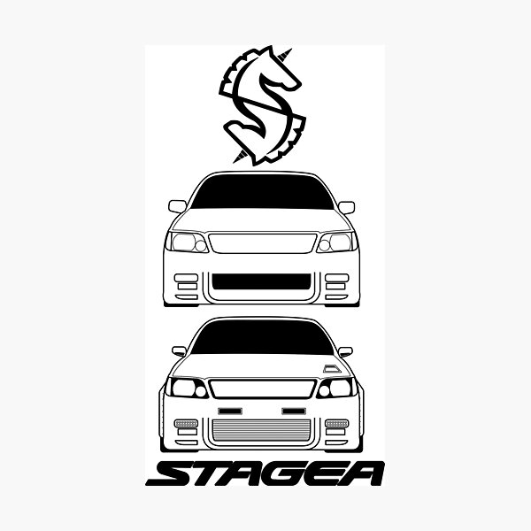 Item preview, Nissan Stagea 260RS Black Modified designed and sold by Jez Boosted.