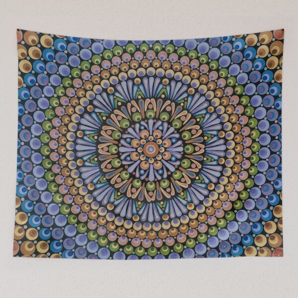 Item preview, Smile, breathe and go slowly Mandala designed and sold by Morena Verbena.