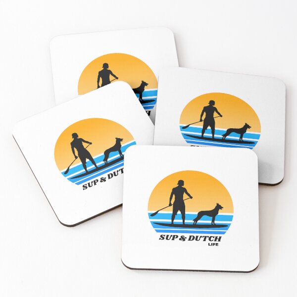 Item preview, SUP and Dutch Shepherd Life Standup Paddleboarding Dog Dad designed and sold by Guarddogdrive.