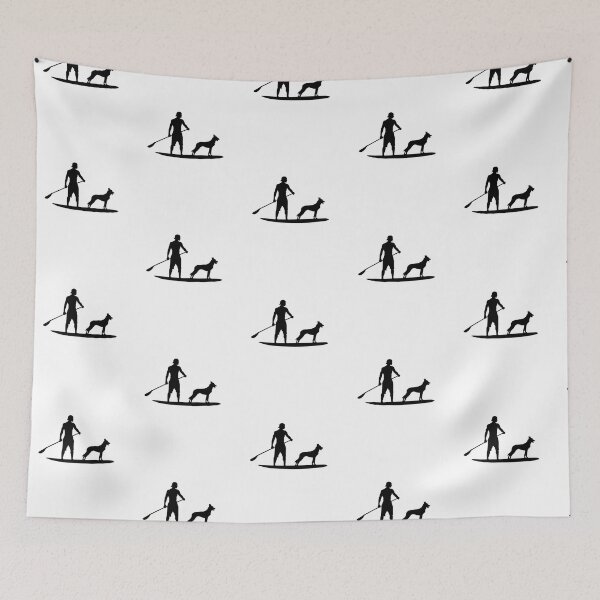 Item preview, Mens SUP Standup Paddleboarding Summer Dutch Shepherd Dog Dad designed and sold by Guarddogdrive.