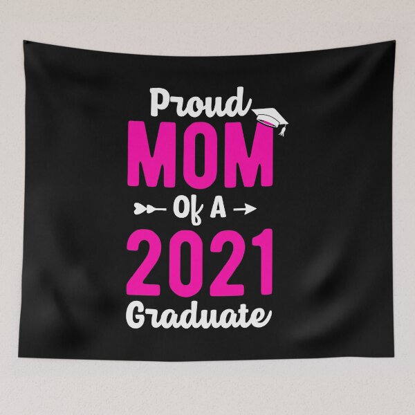 Item preview, Proud Mom Of 2021 Graduate College Higschool Class Of 2021 designed and sold by haselshirt.