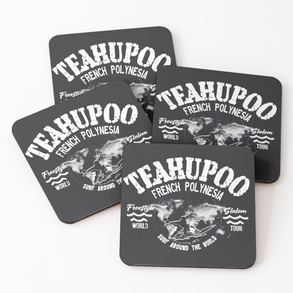 Item preview,  Surfing Teahupoo Tahiti French Polynesia designed and sold by VUE-MER.