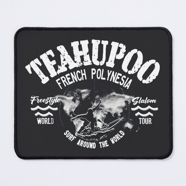 Item preview,  Surfing Teahupoo Tahiti French Polynesia designed and sold by VUE-MER.