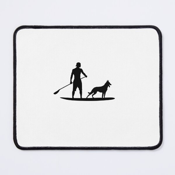 Item preview, Mens Beach Lake Standup Paddleboarding Belgian Malinois Guy designed and sold by Malinois Drive.
