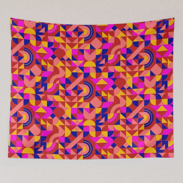 Item preview, geometric colorful patterns conceptual Art - Abstract Neo Geo graphic design designed and sold by Design Repo.