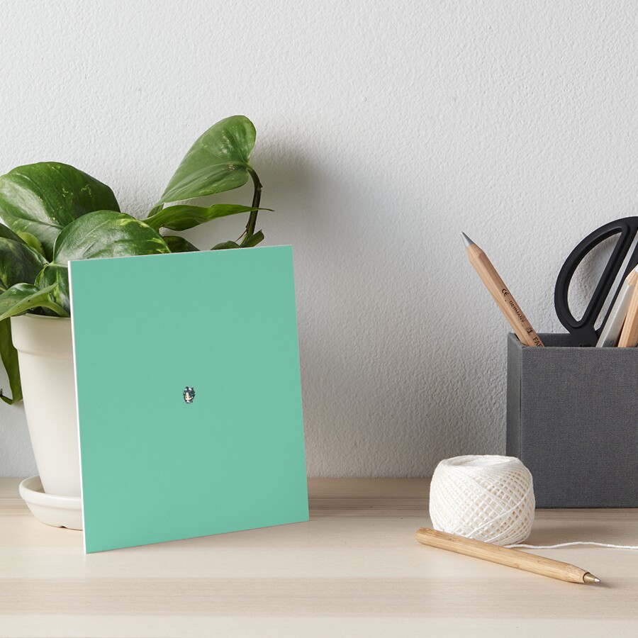 "Xiao Eating Snow Genshin Impact" Art Board Print by BatuhanAnil