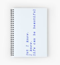 Beautiful Lyrics Heathers the Musical: Spiral Notebooks | Redbubble