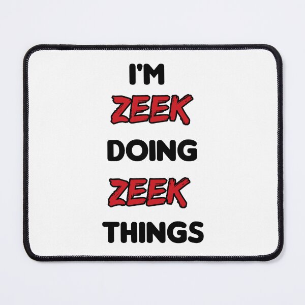 Item preview, ZEEK - I&x27;M ZEEK DOING ZEEK THINGS Sticker designed and sold by SorenCalder.