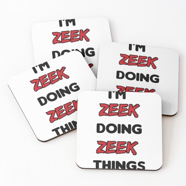 Item preview, ZEEK - I&x27;M ZEEK DOING ZEEK THINGS Sticker designed and sold by SorenCalder.