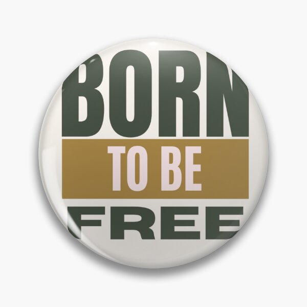 Item preview, BORN TO BE FREE - Colorful Vintage Motivational Quote designed and sold by bohoprints.