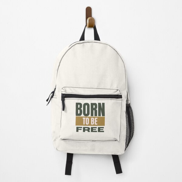 Item preview, BORN TO BE FREE - Colorful Vintage Motivational Quote designed and sold by bohoprints.