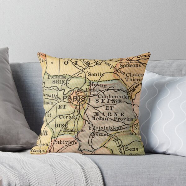 Item preview, Vintage Paris map designed and sold by Voici.