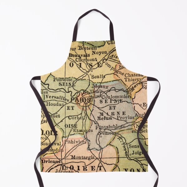 Item preview, Vintage Paris map designed and sold by Voici.