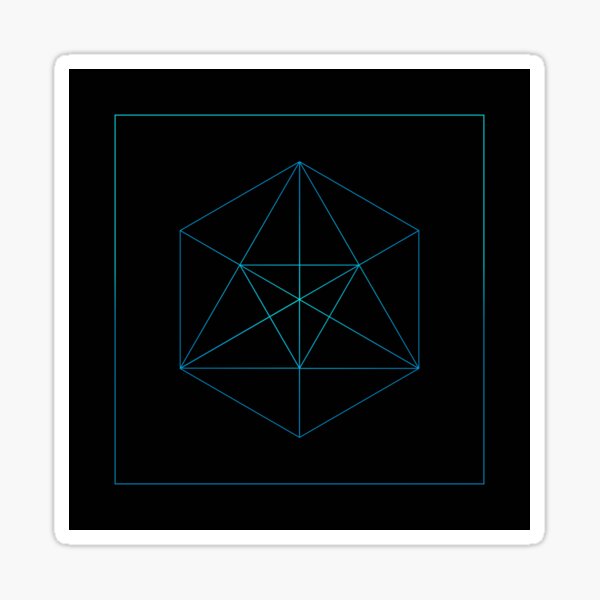 Cube - Framed Art Prints, Stretched Canvas and Extra-large Metal Prints Design Sticker
