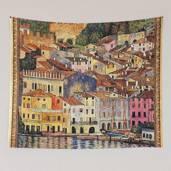 Item preview, Art by gustav klimmt Malcesine on Lake Garda designed and sold by Golido.