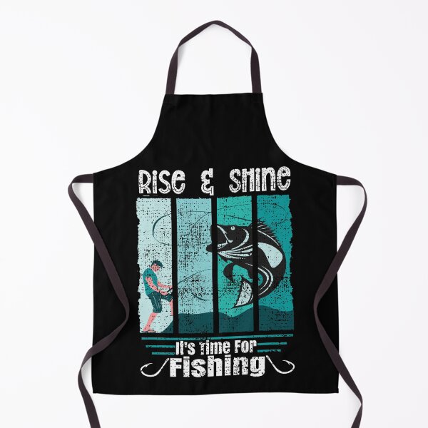 Item preview, Funny Expression Rise & Shine It is Time For Fishing Angler Vintage Edition designed and sold by CharJens.