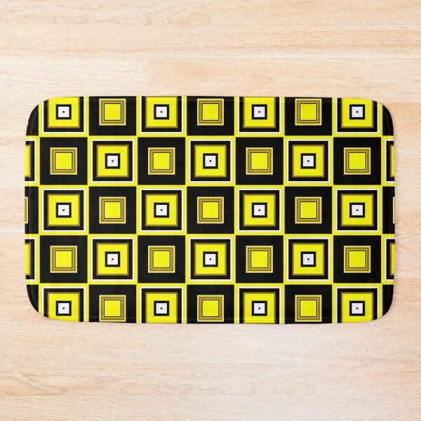 Item preview, Retro Inspired Squares - Yellow designed and sold by TotallyRetroArt.
