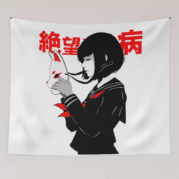 Item preview, Japanese Vaporwave New Urban Style Cute Girl designed and sold by OWLvision33.