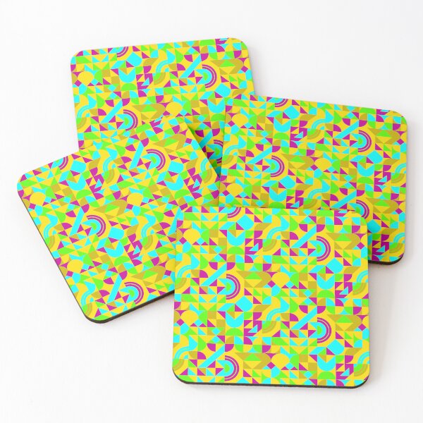 Item preview, geometric colorful patterns conceptual Art - Abstract Neo Geo graphic design designed and sold by Design Repo.