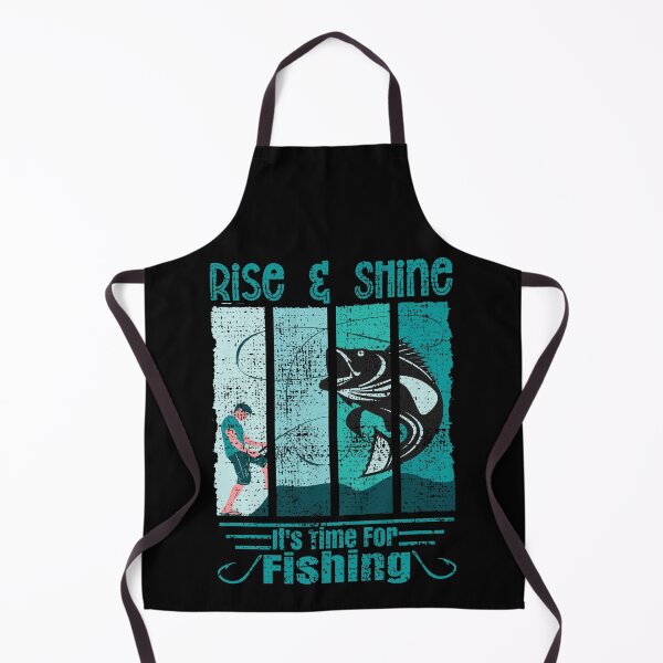 Item preview, Funny Expression Rise & Shine It is Time For Fishing Angler Vintage Edition designed and sold by CharJens.