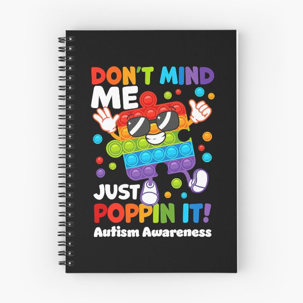 Item preview, Don't Mind Me Just Poppin It Fidget Puzzle Autism Awareness designed and sold by HaaChris-Artis.