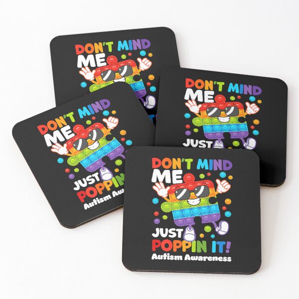 Item preview, Don't Mind Me Just Poppin It Fidget Puzzle Autism Awareness designed and sold by HaaChris-Artis.