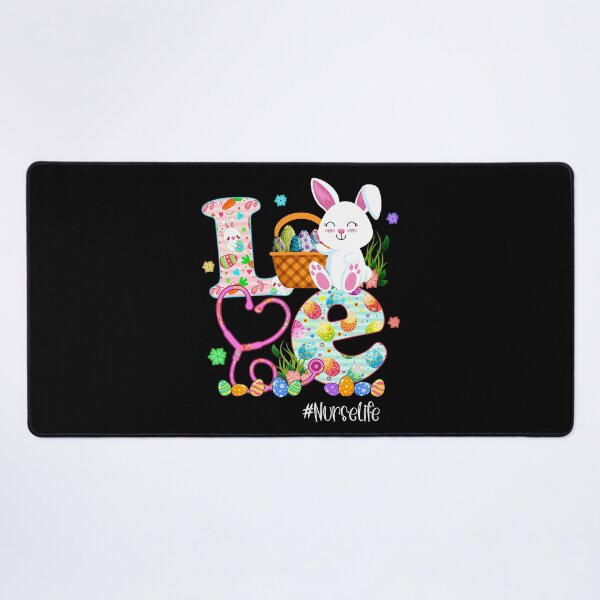 Item preview, Stethoscope Scrub Nurse Life Easter Day Cute Bunny With Eggs designed and sold by GardNewerd.